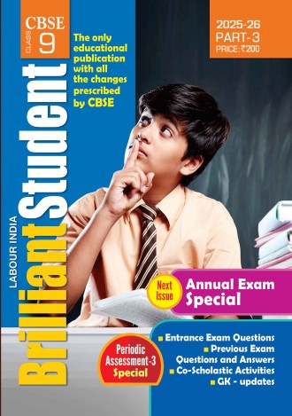 Labour India Brilliant Student (CBSE), Class - 9, 4 Issues