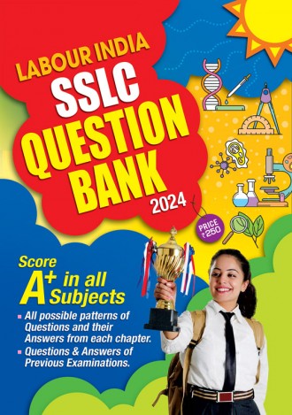Labour India, SSLC Question Bank 2023, Class-10, English Medium