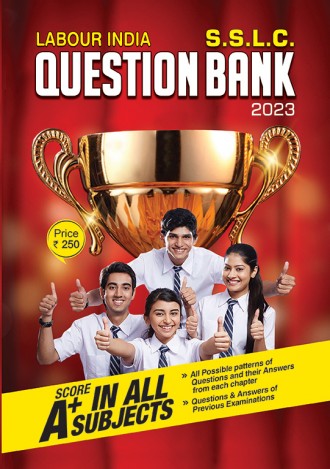 Labour India, SSLC Question Bank 2023, Class-10, English Medium